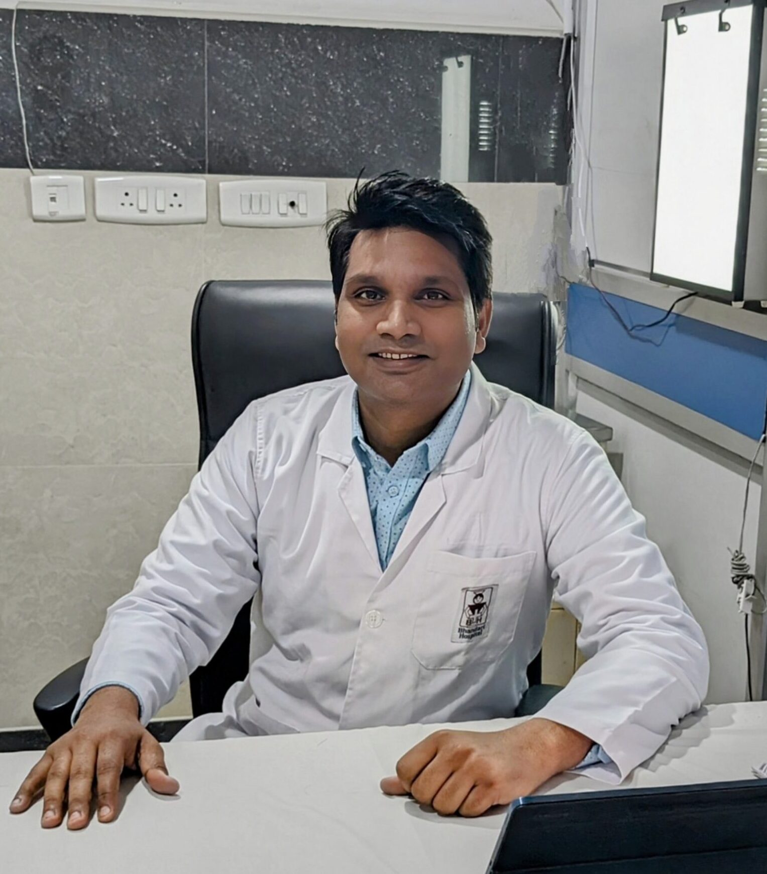 Neurosurgery specialist is Dr. Sanjeev Sharma | at Saket Hospital
